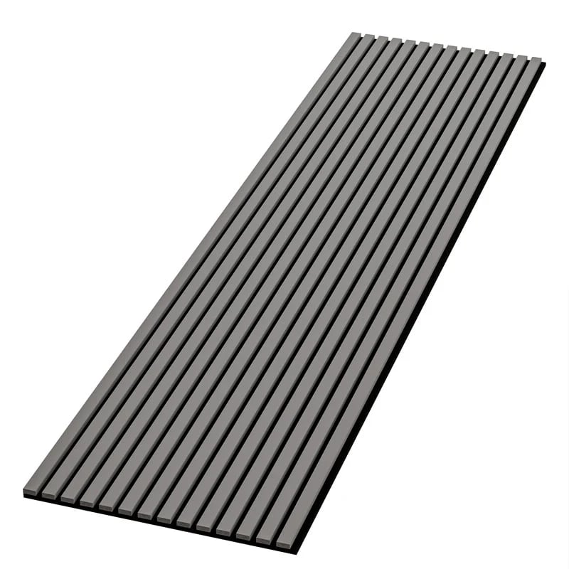 Grey Acoustic Veneer Slat Wall Panel