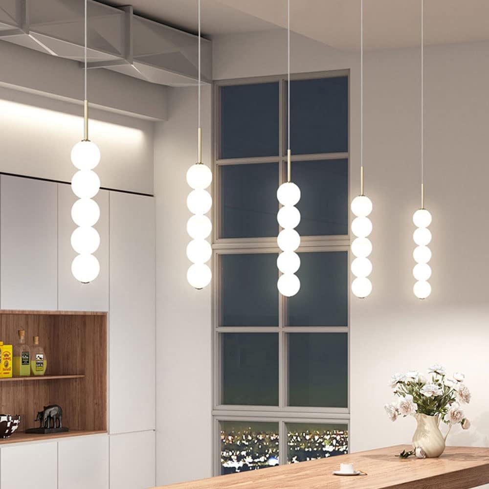Modern Nordic Acrylic Ball Hanging Lamp