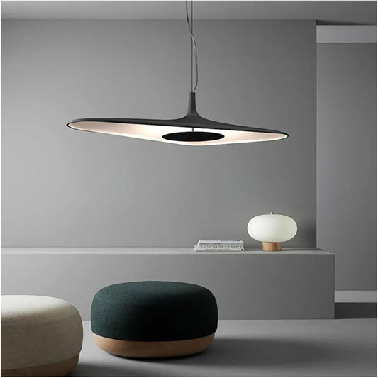 Black Resin Modern Pendant Light