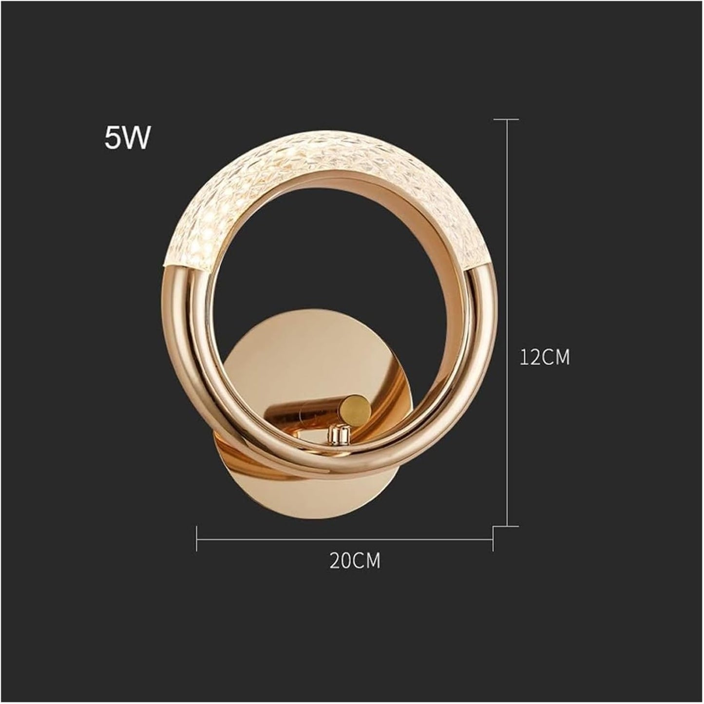 Fashion Ring Wall Sconce