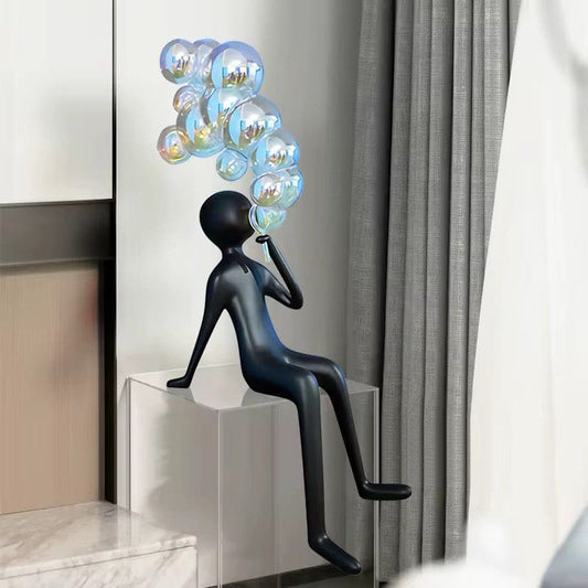Bubble Man Sculpture Lamp