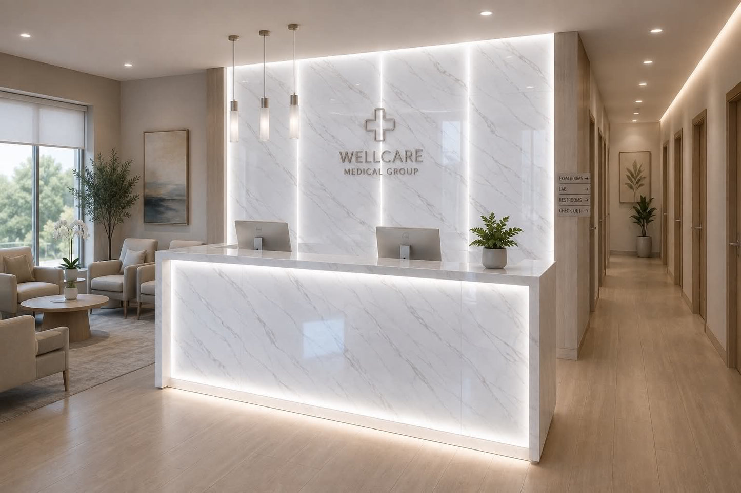 Backlit Onyx Wall Panel – Natural White Rich Onyx