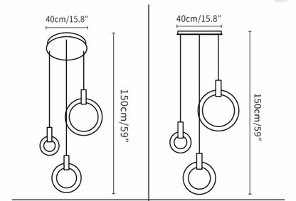 Modern Ring Ceiling Pendant Lighting