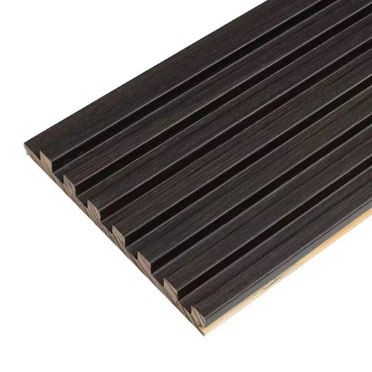 93x24 Black Wood Wall Cladding Panels -4 pcs