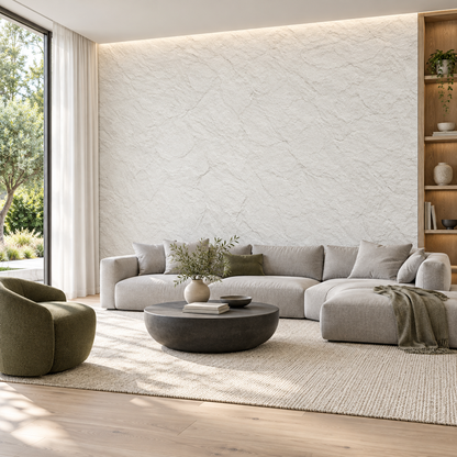 White Cloudstone Soft Ceramic Panel - 118″ × 24″ PICK UP ONLY