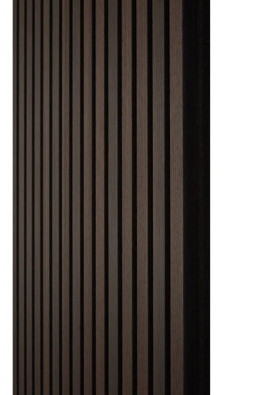 Smoked Oak Slats Wall Panel