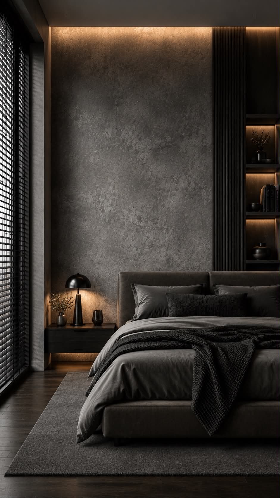 Textured Stone Pattern Panel Matt Grey PICK UP ONLY
