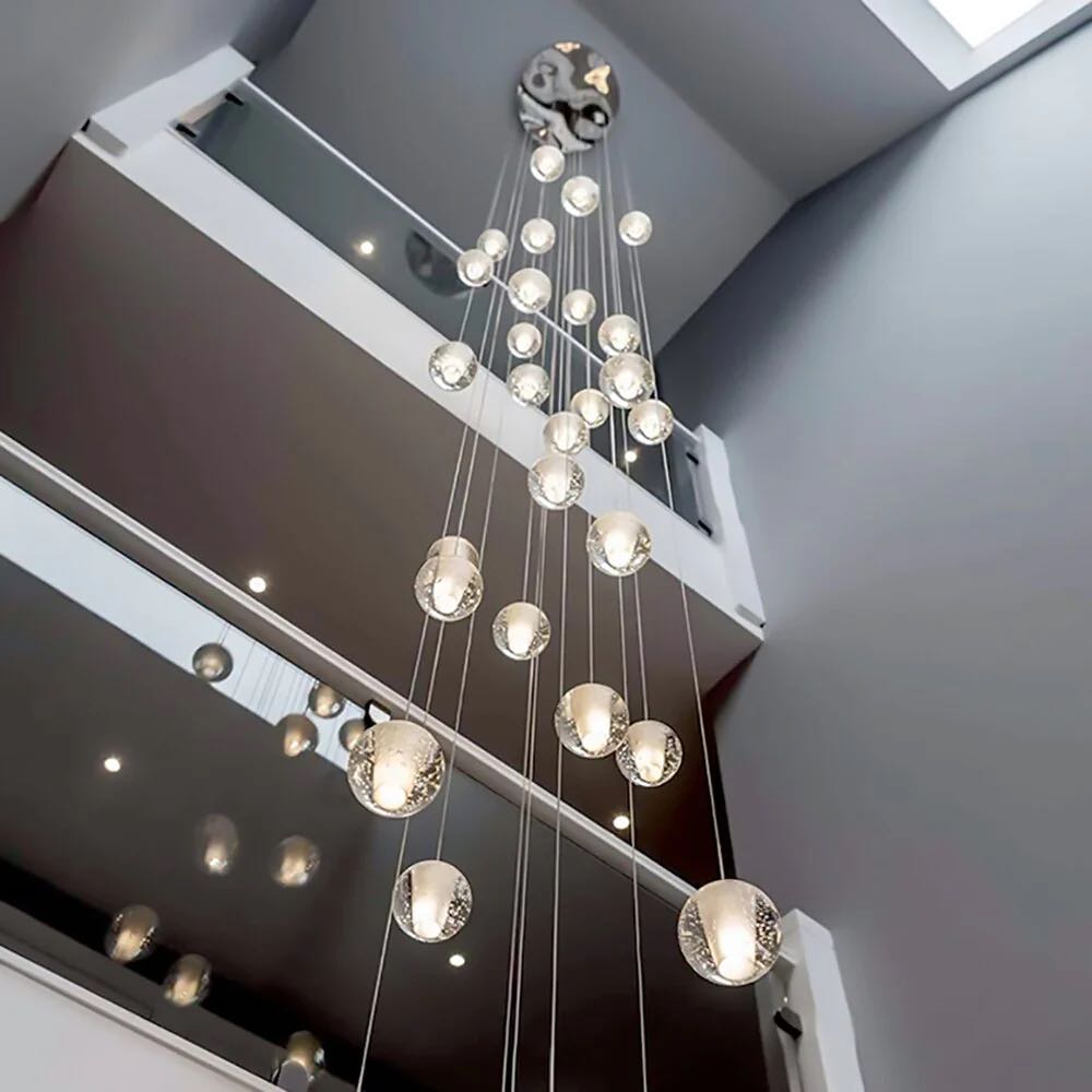 MODERN CRYSTAL RAINDROPS CHANDELIER LIGHT