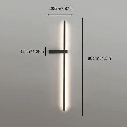 Minimalist Black Wall LED Wall Sconce