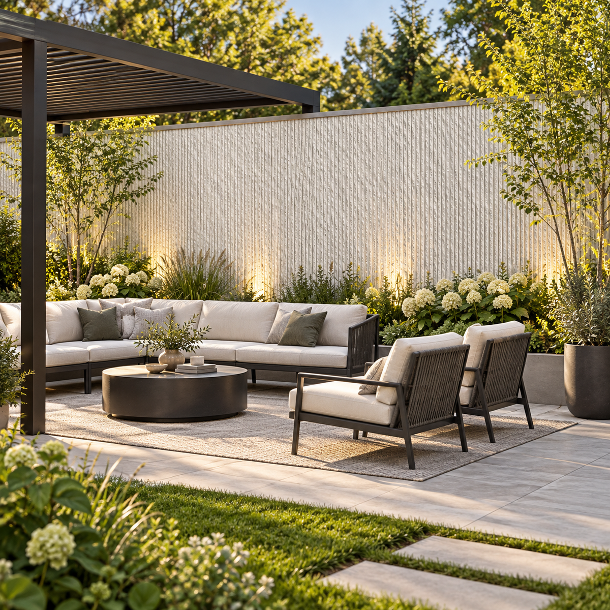 White Stone Ridge Soft Ceramic Panel - 118″ × 24″ PICK UP ONLY