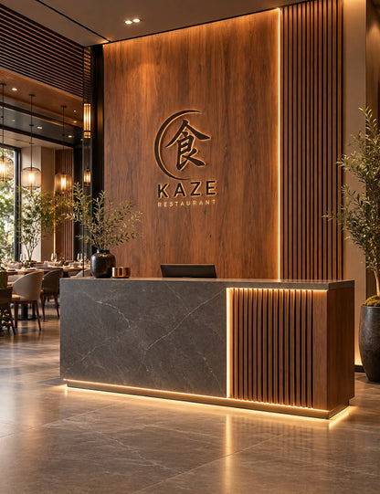 Bamboo Smoked Walnut Board & Matching Slats