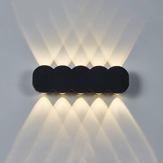 Black Outdoor Indoor Waterproof Wall Sconce Lamp