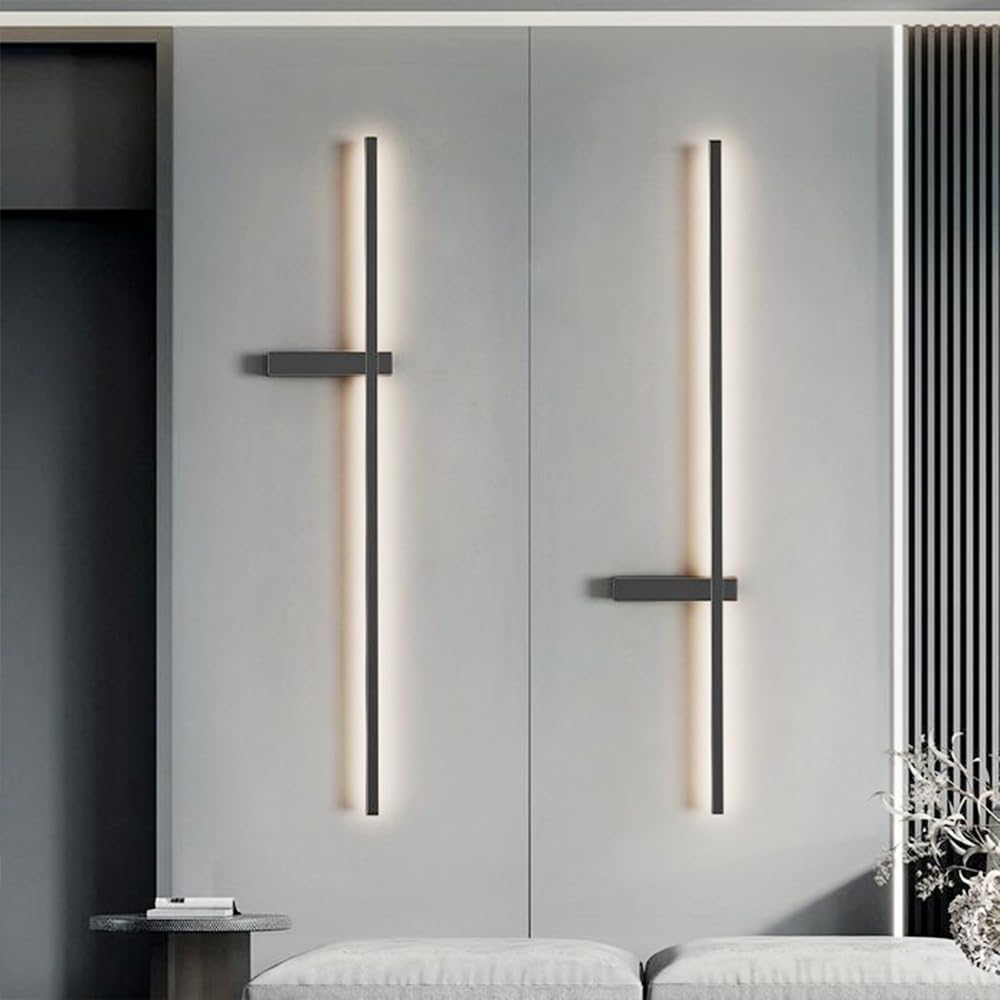 Minimalist Black Wall LED Wall Sconce