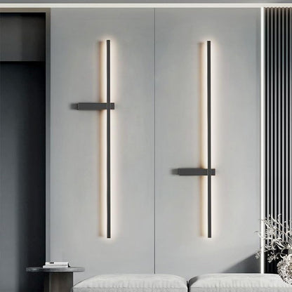 Minimalist Black Wall LED Wall Sconce