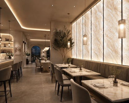 Backlit Onyx Wall Panel – Dubai Onyx