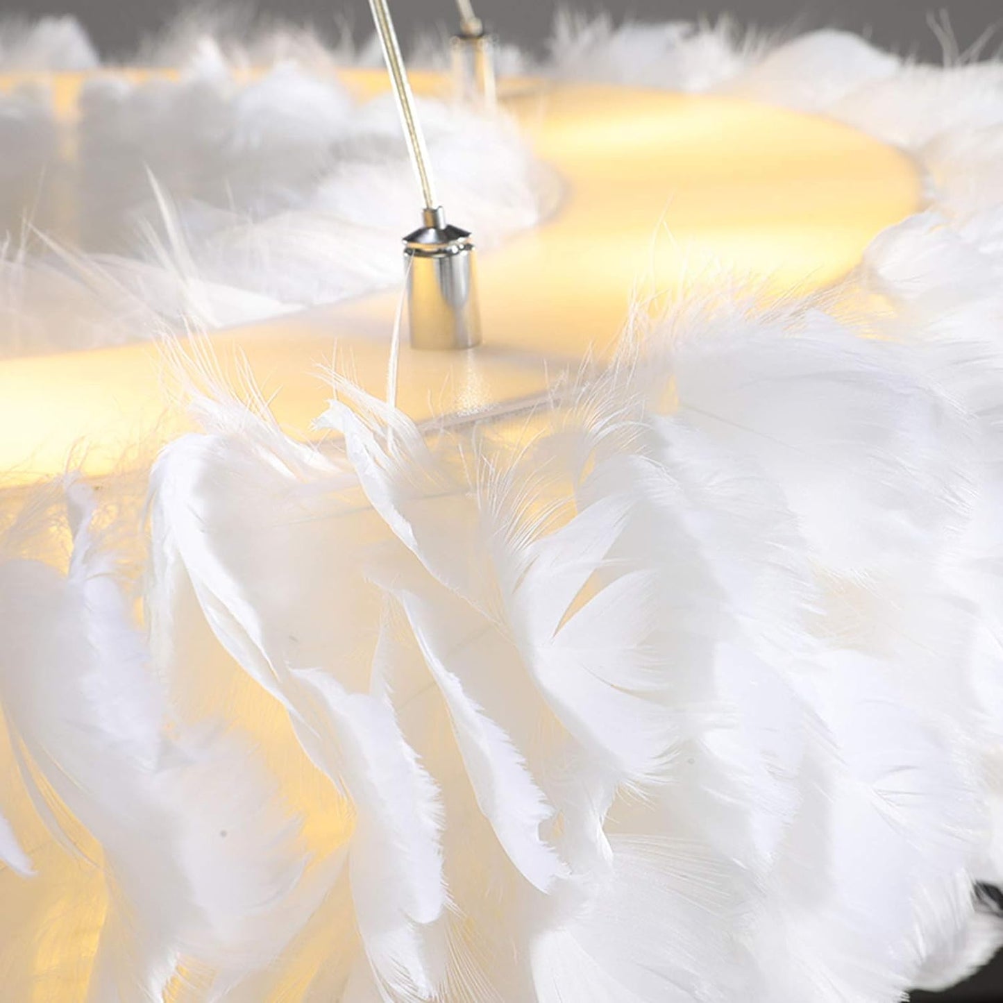 Modern Romantic Feather LED Chandelier