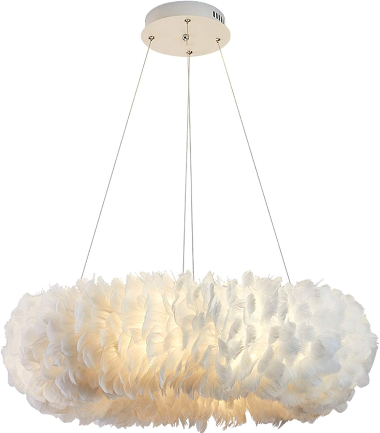 Modern Romantic Feather LED Chandelier