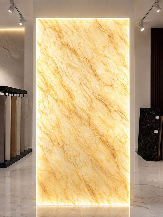 Backlit Onyx Wall Panel – Dubai Onyx