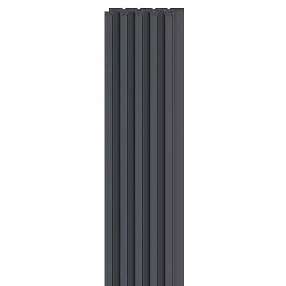 Black Slat Wall Panel 104" x 5"