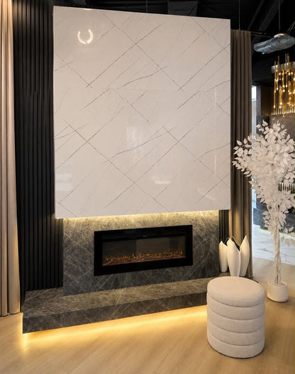 UV Marble Sheet Panel-Calacatta White PICK UP ONLY