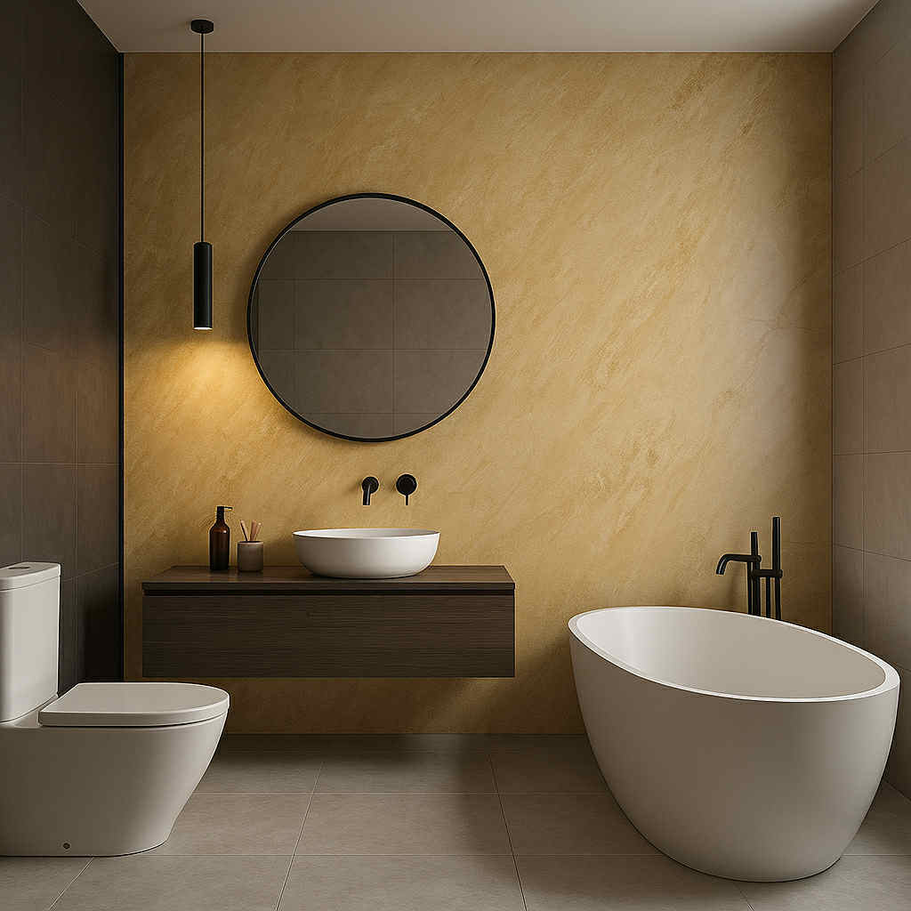 UV Marble Sheet Panel-Travertino Matte