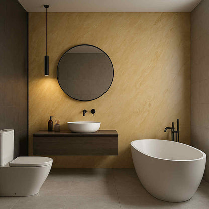 UV Marble Sheet Panel-Travertino Matte