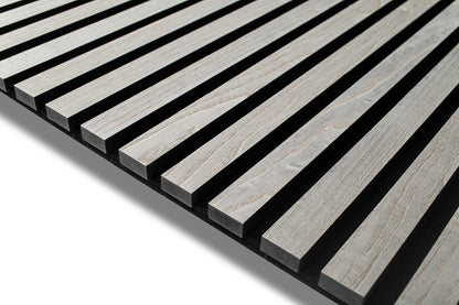 Grey Acoustic Veneer Slat Wall Panel