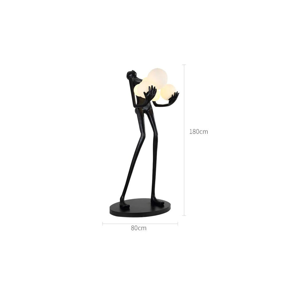 Aurelia Female Figure Floor Lamp