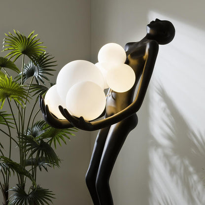 Aurelia Female Figure Floor Lamp