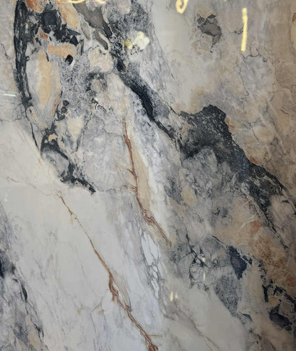 UV Marble Sheet Panel-Deep Ocean