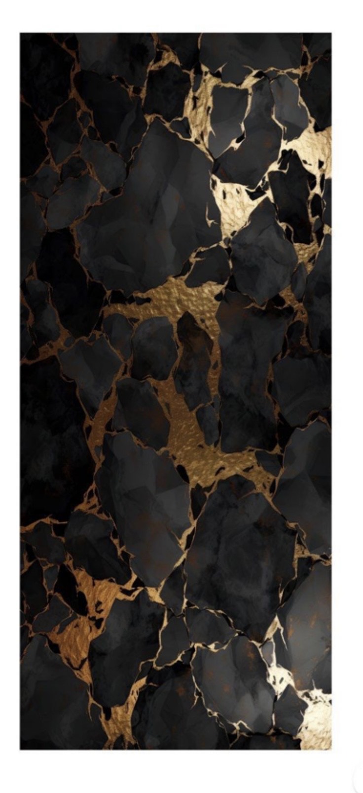 UV Marble Sheet Panel- Gold Bubble