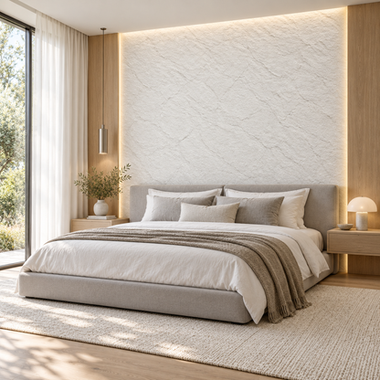 White Cloudstone Soft Ceramic Panel - 118″ × 24″ PICK UP ONLY