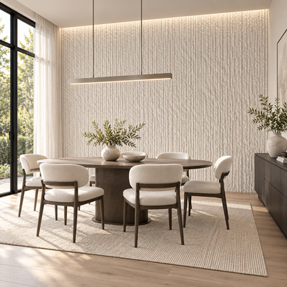 White Stone Ridge Soft Ceramic Panel - 118″ × 24″ PICK UP ONLY