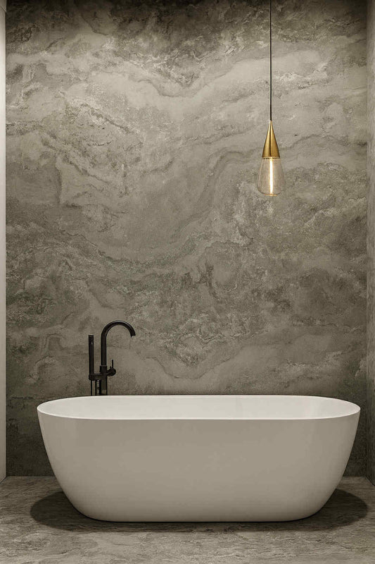 UV Marble Sheet Panel-Glossy Onyx