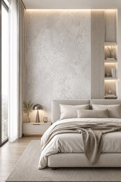 Textured Stone Pattern Panel Soft Ivory PICK UP ONLY