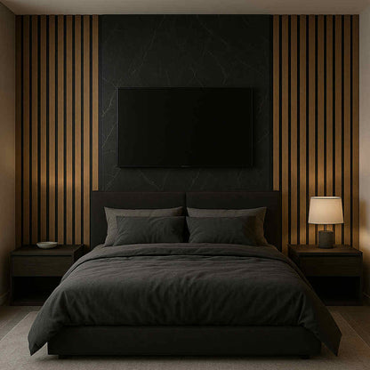 UV Marble Sheet Panel-Black Marquina Matte