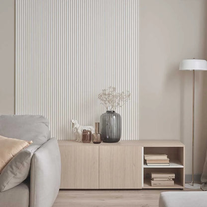 White Slat Wall Panel 104" x 5"