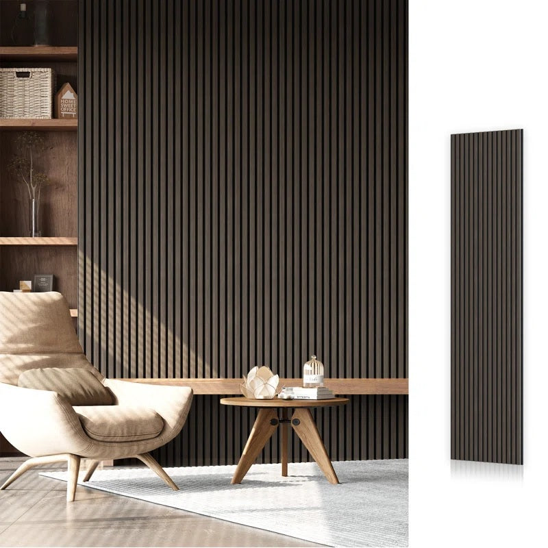 Dark Walnut Slat Wall Panel