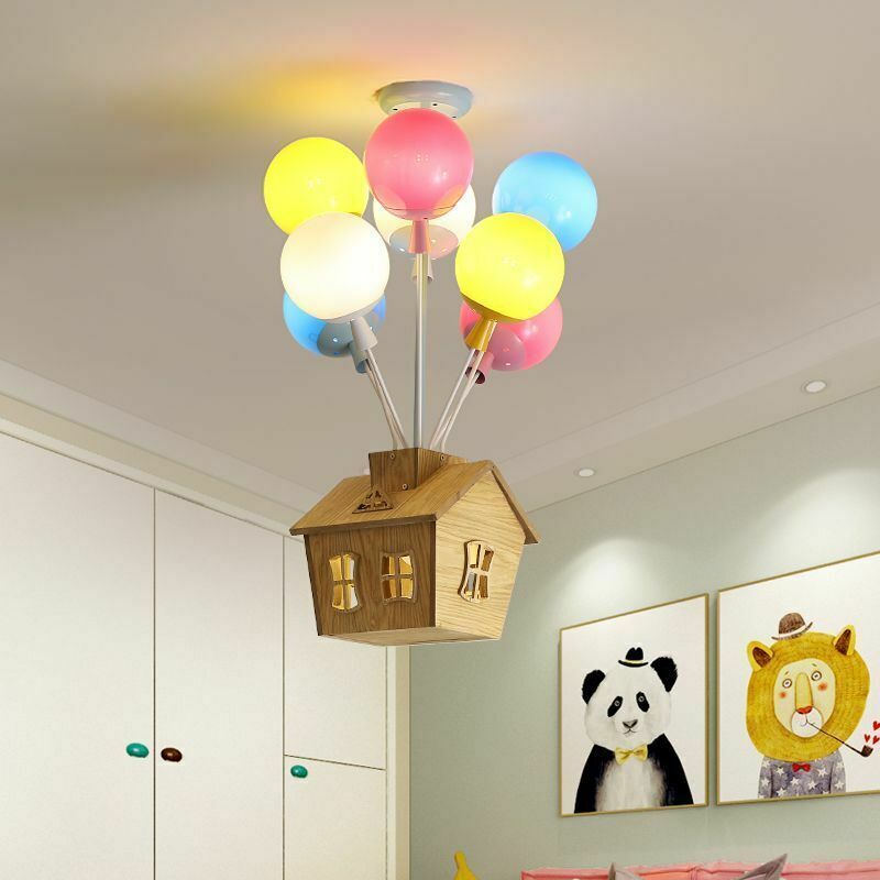 Colorful Air Balloon Pendant Ceiling Light (Six Balls)