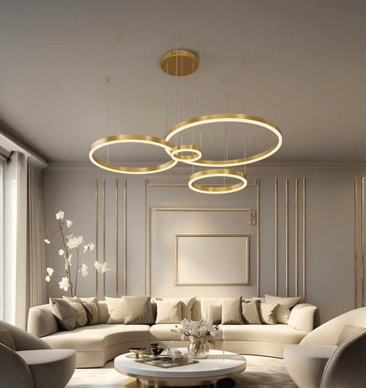 3-rings Modern Chandelier